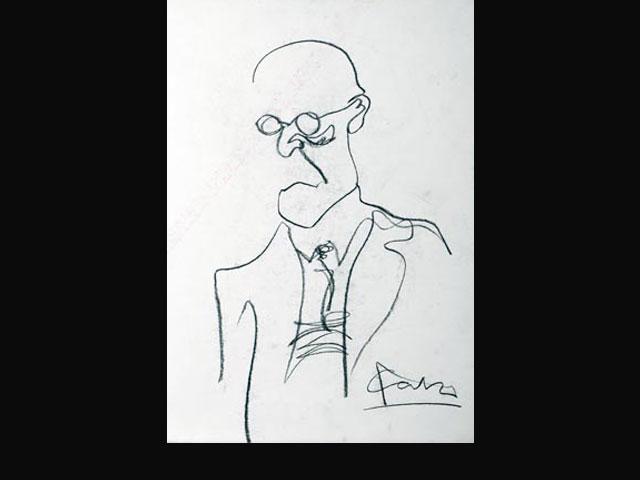 Freud – charcoal 35 x 40 cm Freud – charcoal 35 x 40 cm