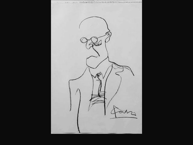 Freud Evenly Suspended Attention – charcoal technique 35 x 50 cm Freud Evenly Suspended Attention – charcoal technique 35 x 50 cm
