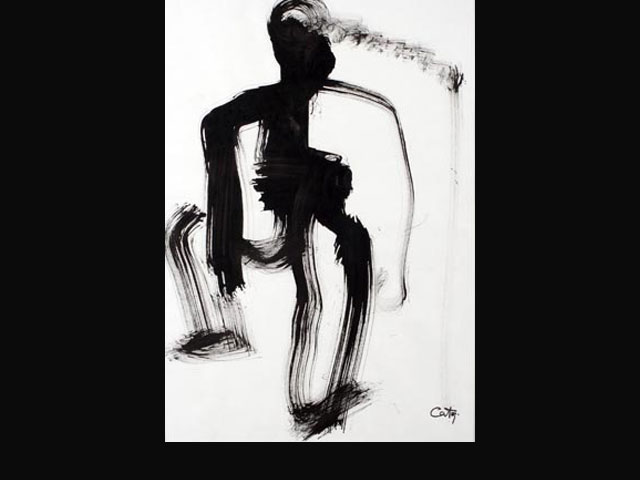 Anonymous Hands – ink 35 x 50 cm