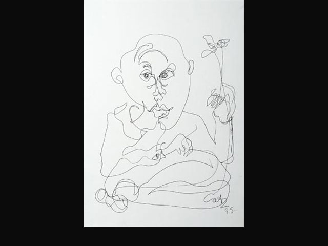 “Juguete rabioso” tinta - 35x25 cm. 