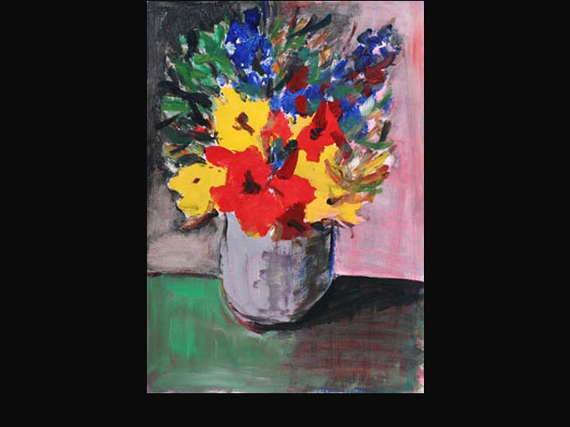 “Todas las mañanas 2” acrílico 64x45 cm.
